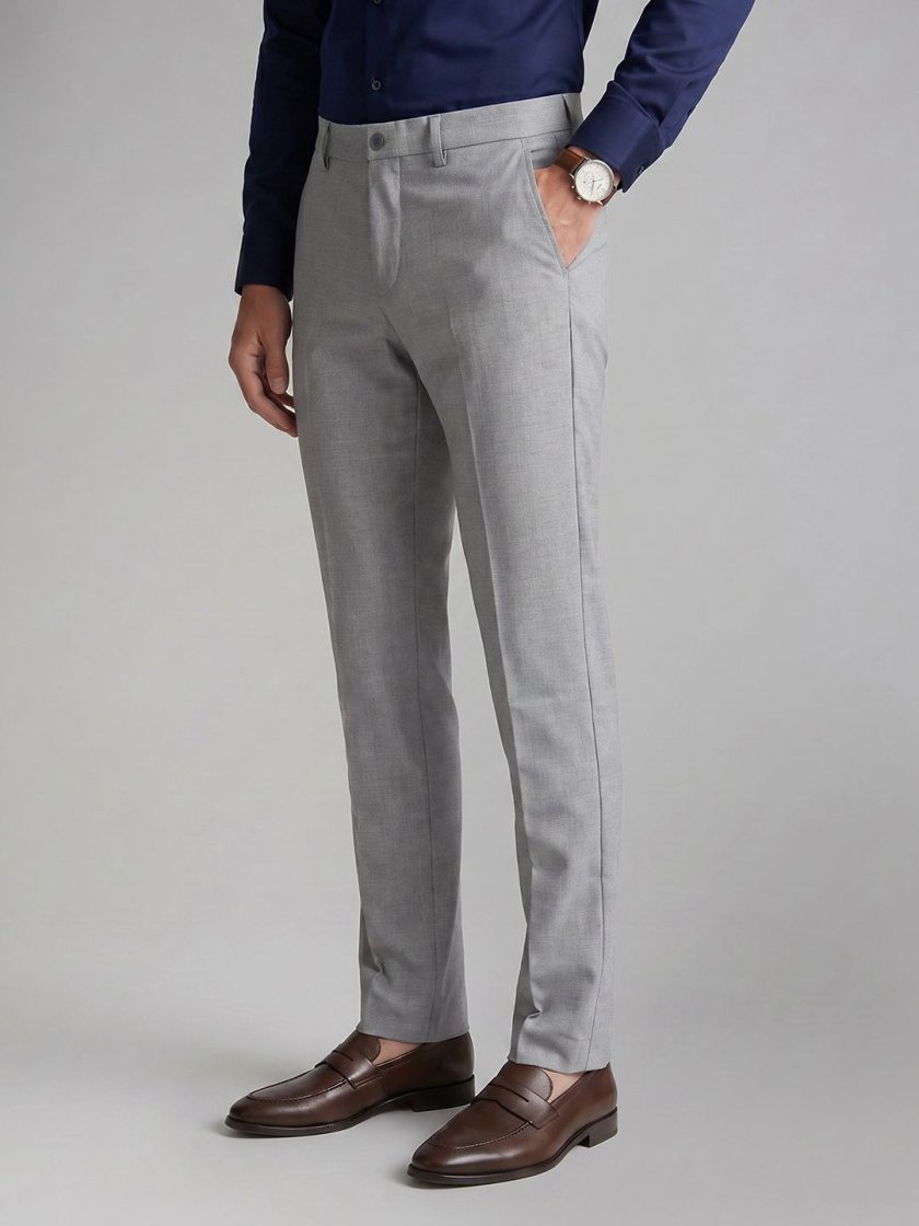 Allen Solly - Men Slim Fit Formal Trousers