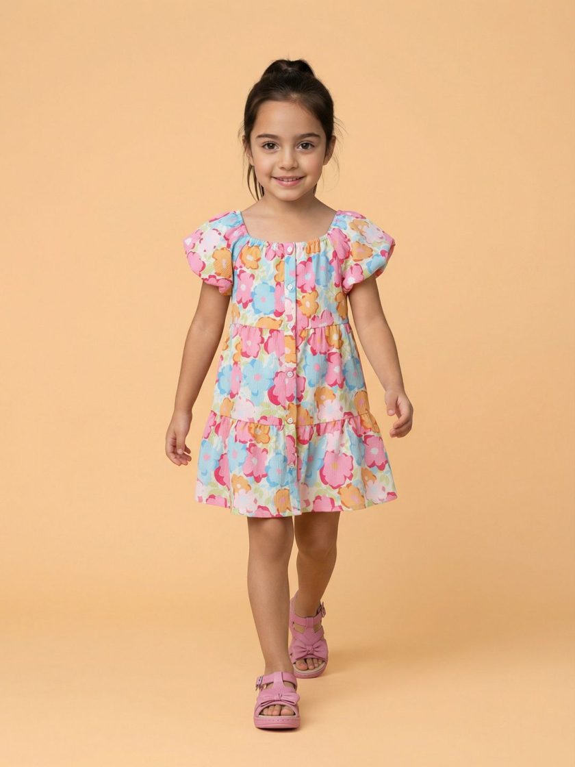 Nauti Nati - Girls floral dress
